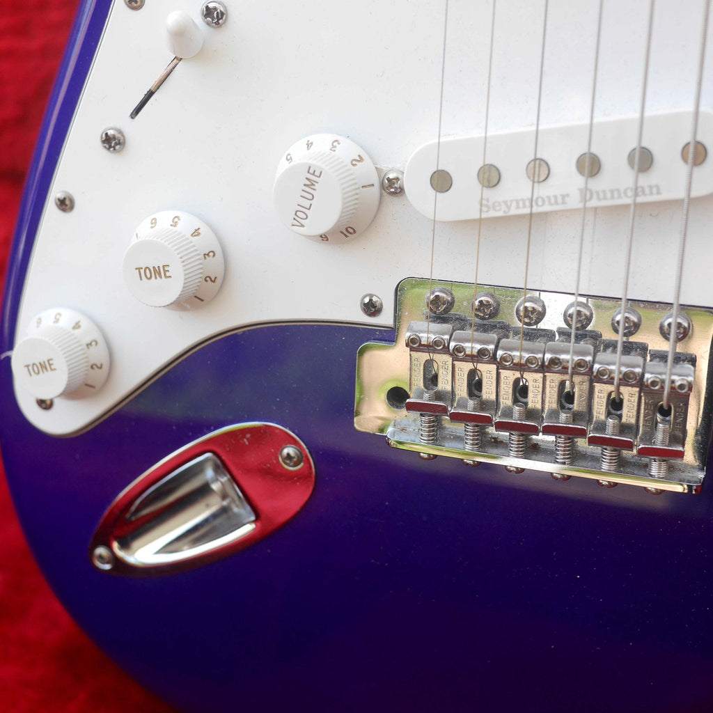 Fender Stratocaster MIM Left-Handed Blue 1999-2000 w/Tweed HSC