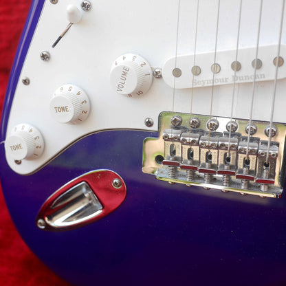 Fender Stratocaster MIM Left-Handed Blue 1999-2000 w/Tweed HSC