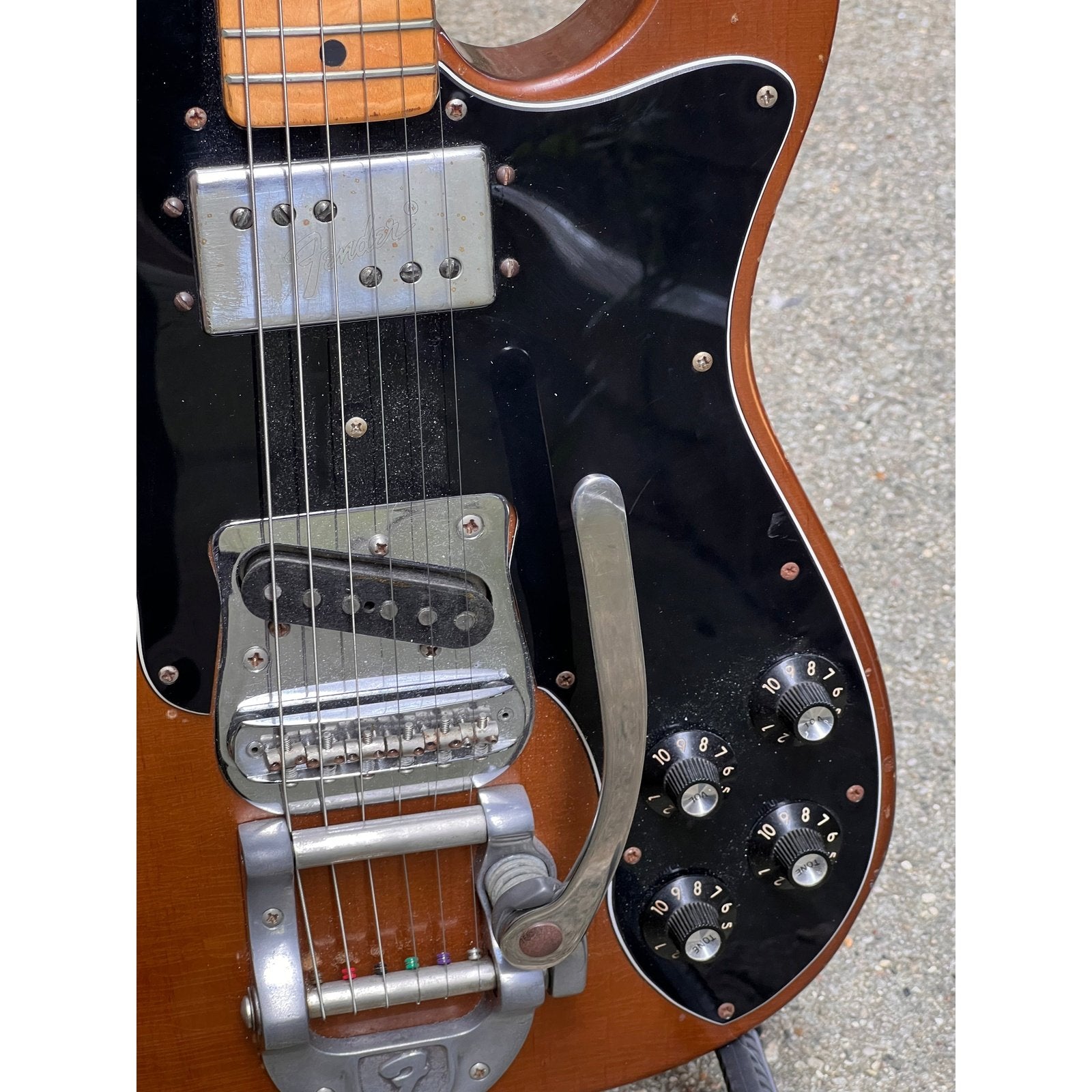Fender Telecaster Custom Bigsby Electric Guitar Mocha (Walnut)  1973-1974