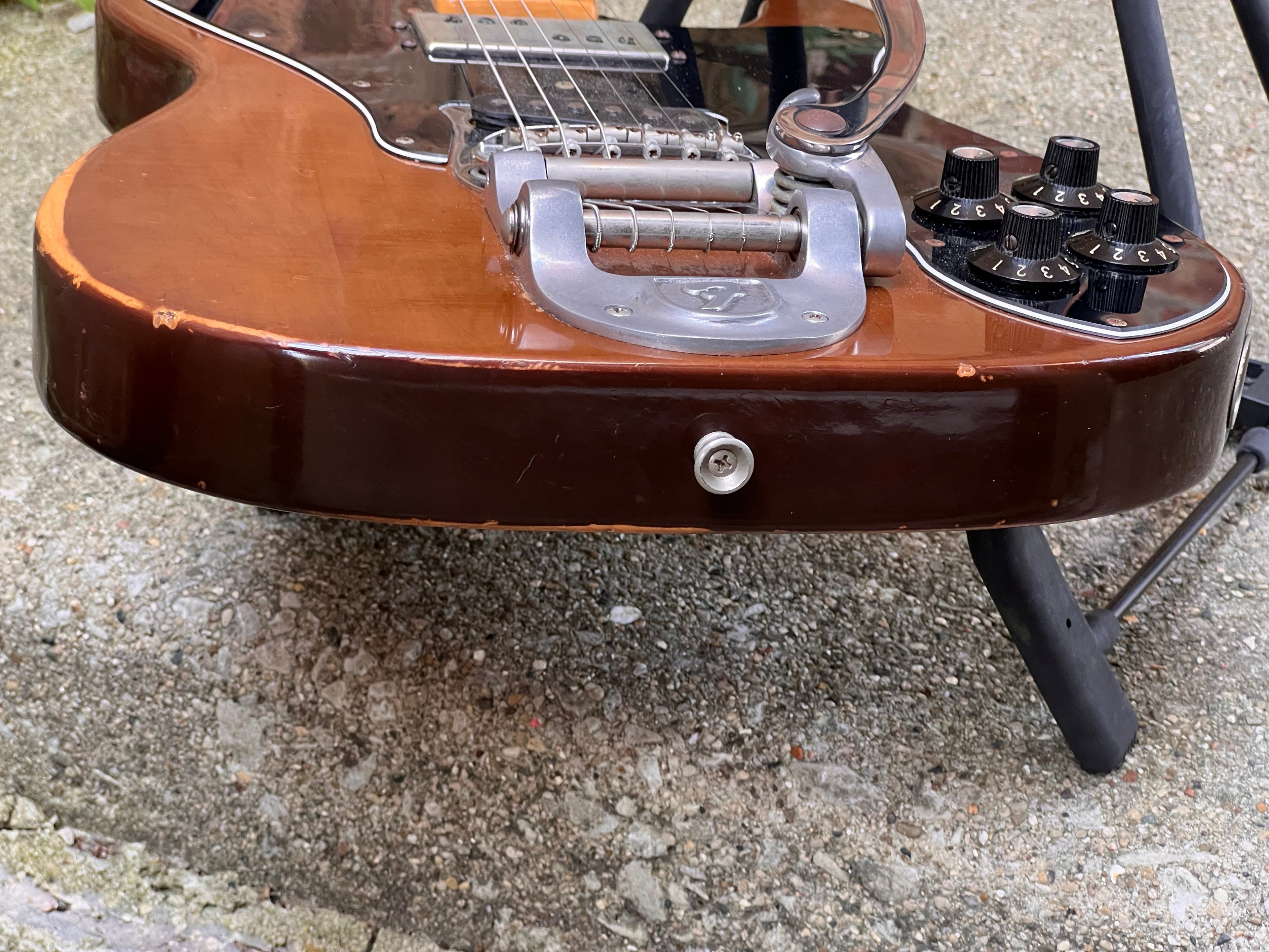 Fender Telecaster Custom Bigsby Electric Guitar Mocha (Walnut)  1973-1974