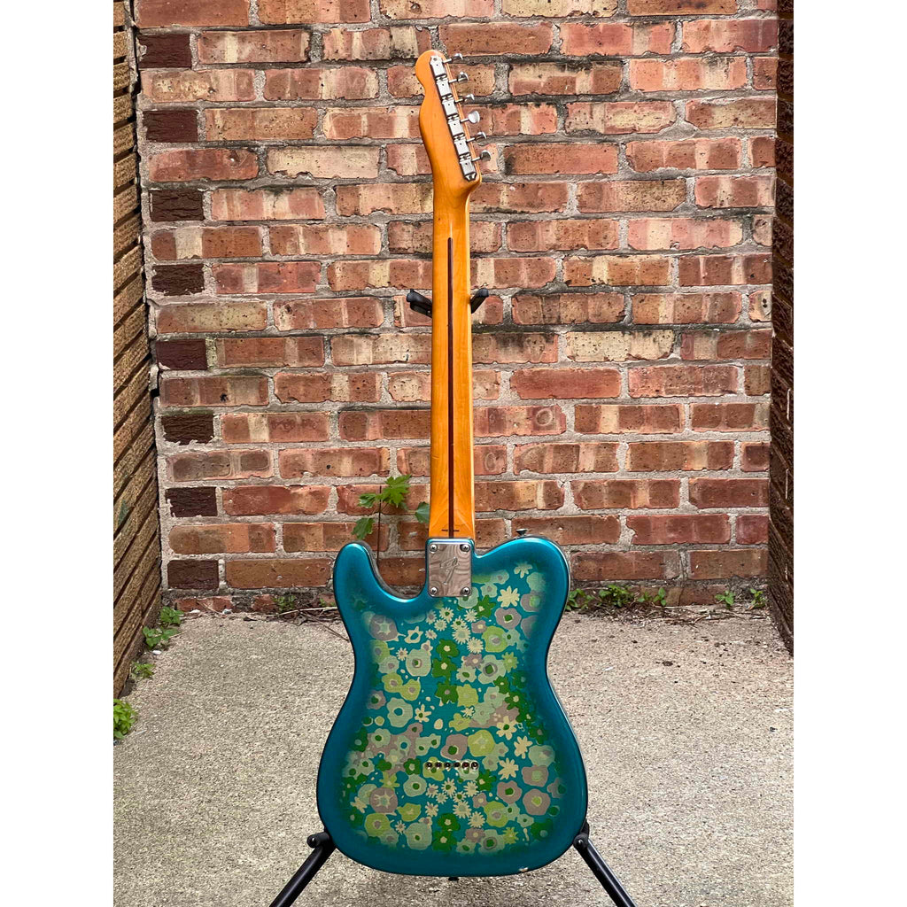 Fender Telecaster Electric Guitar Blue Floral 1985-1986 Japan
