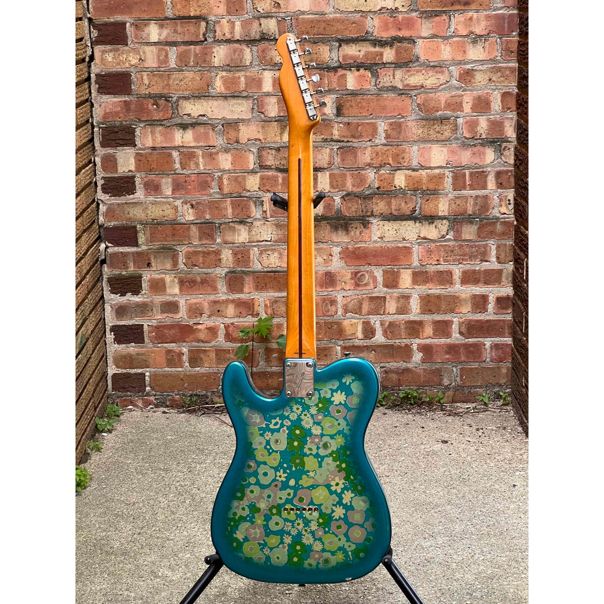 Fender Telecaster Electric Guitar Blue Floral 1985-1986 Japan