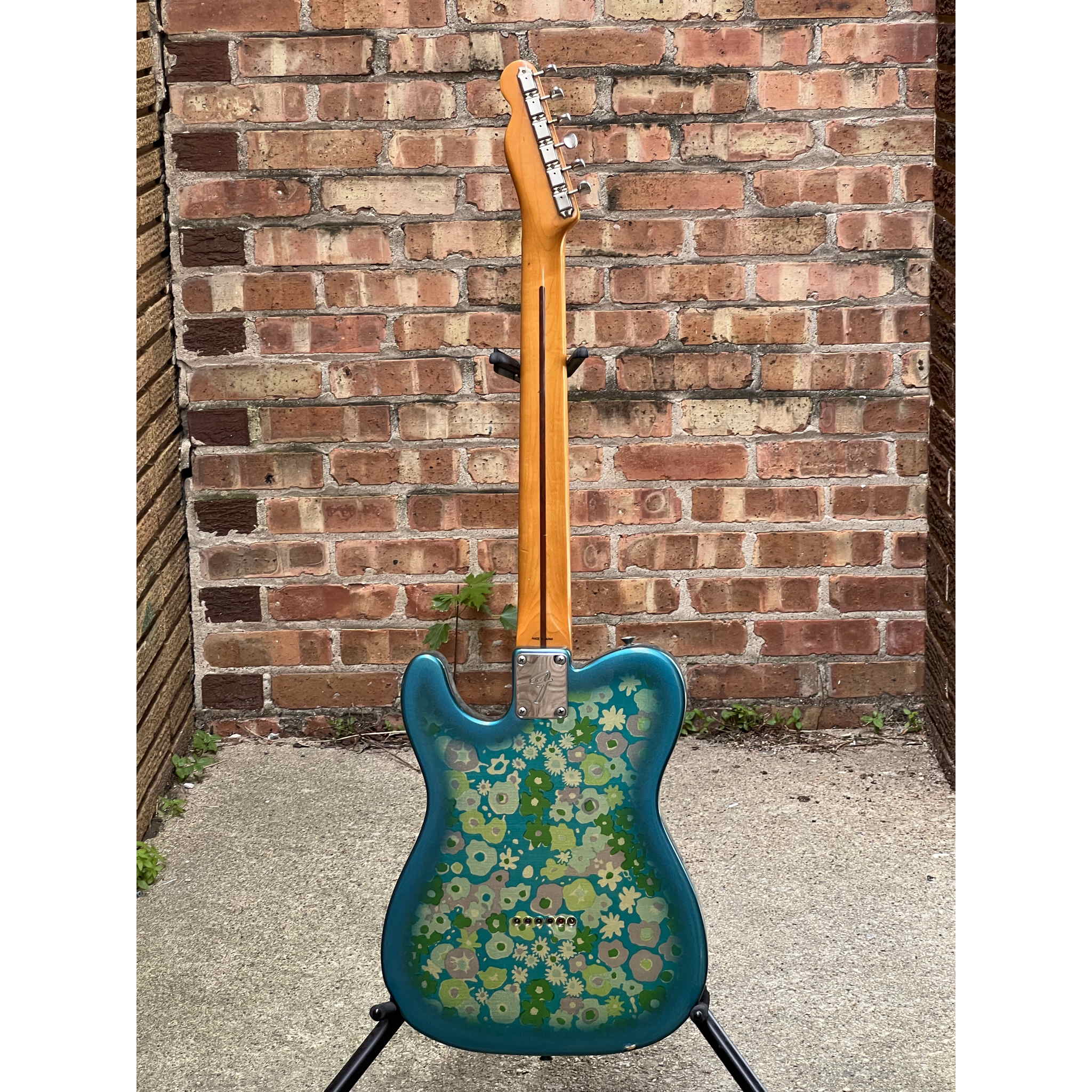 Fender Telecaster Electric Guitar Blue Floral 1985-1986 Japan