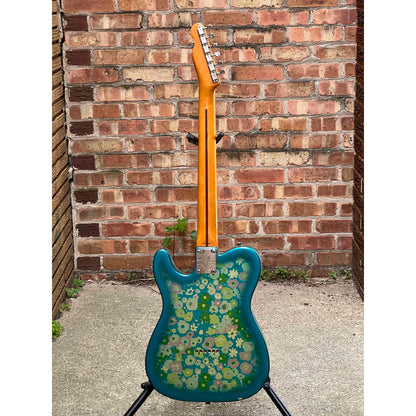 Fender Telecaster Electric Guitar Blue Floral 1985-1986 Japan