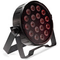 Flat ECOPAR 18 spotlight with 18 x 1-watt RGB (3 in 1) LED
