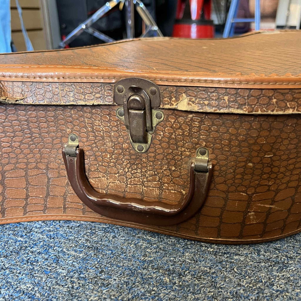 Gibson Chipboard Guitar Case Vintage Faux Alligator