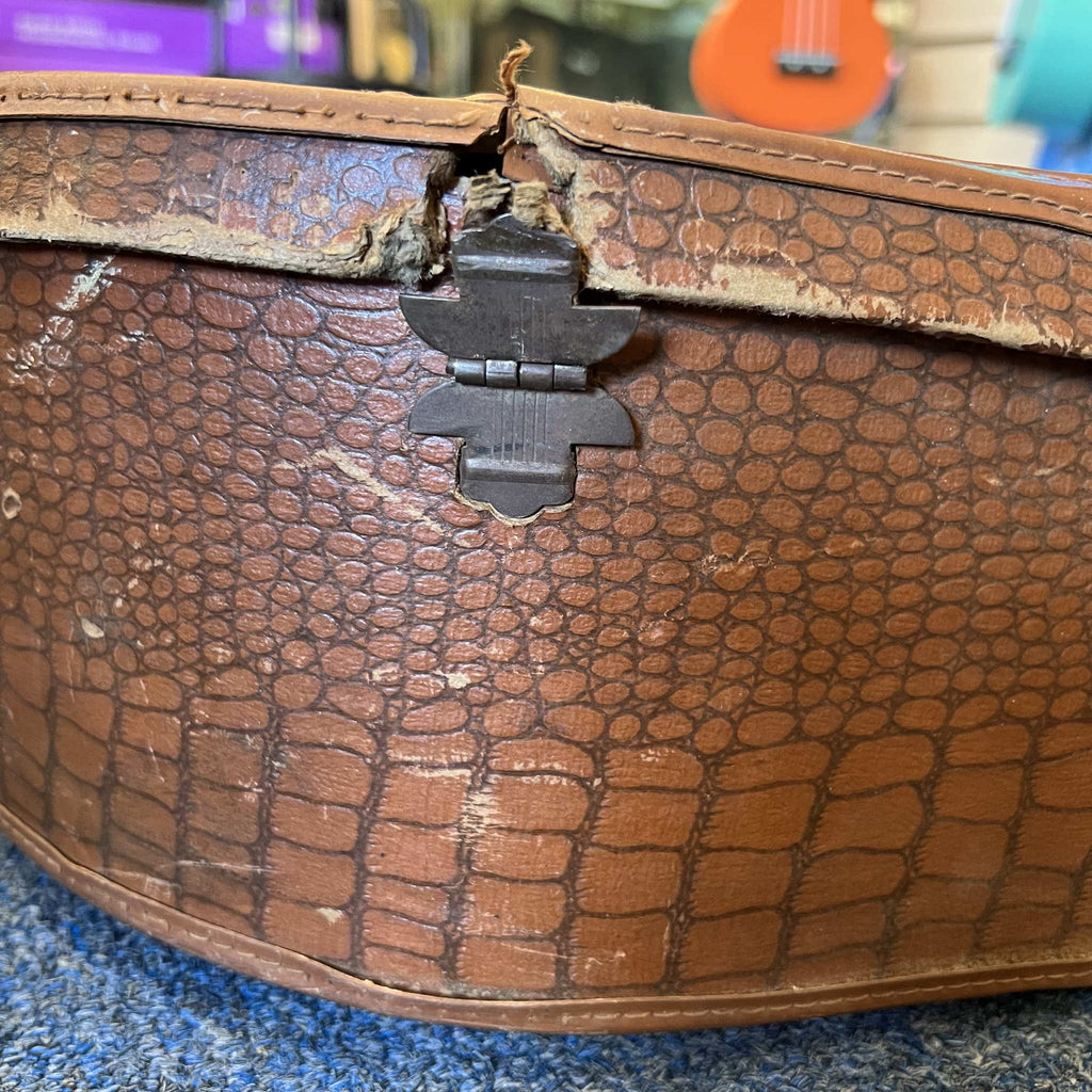 Gibson Chipboard Guitar Case Vintage Faux Alligator