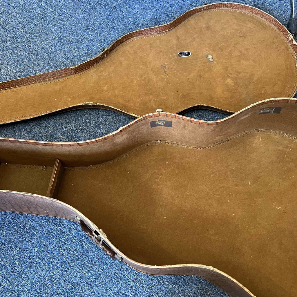 Gibson Chipboard Guitar Case Vintage Faux Alligator