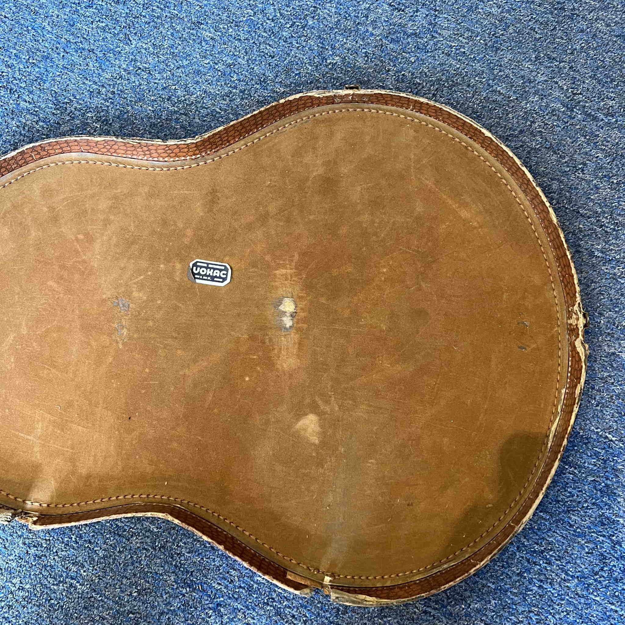 Gibson Chipboard Guitar Case Vintage Faux Alligator