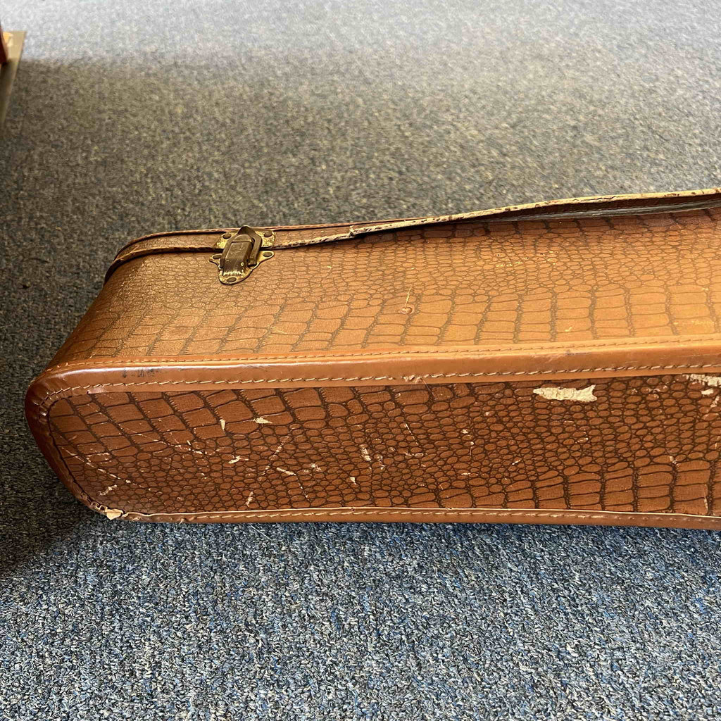 Gibson Chipboard Guitar Case Vintage Faux Alligator