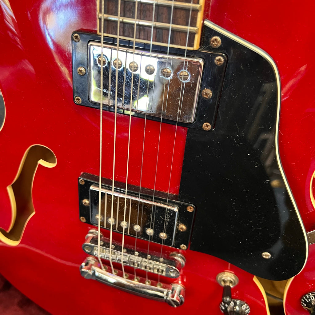 Hamer Echotone Semi-Hollow Electric Guitar w/HSC RED (used)