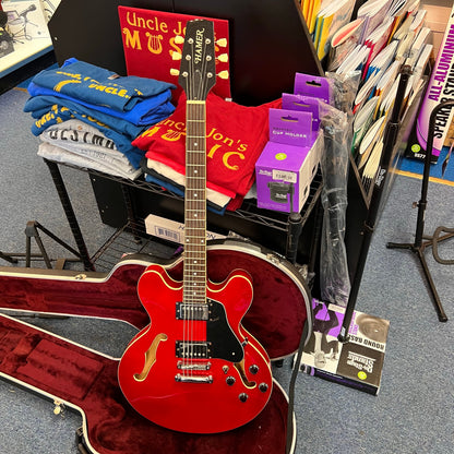 Hamer Echotone Semi-Hollow Electric Guitar w/HSC RED (used)