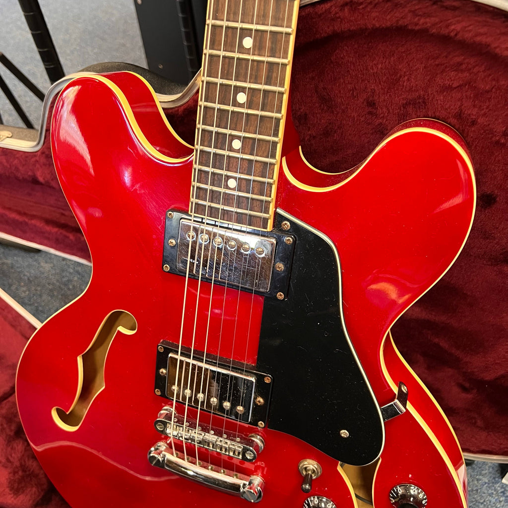 Hamer Echotone Semi-Hollow Electric Guitar w/HSC RED (used)
