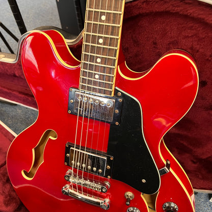 Hamer Echotone Semi-Hollow Electric Guitar w/HSC RED (used)