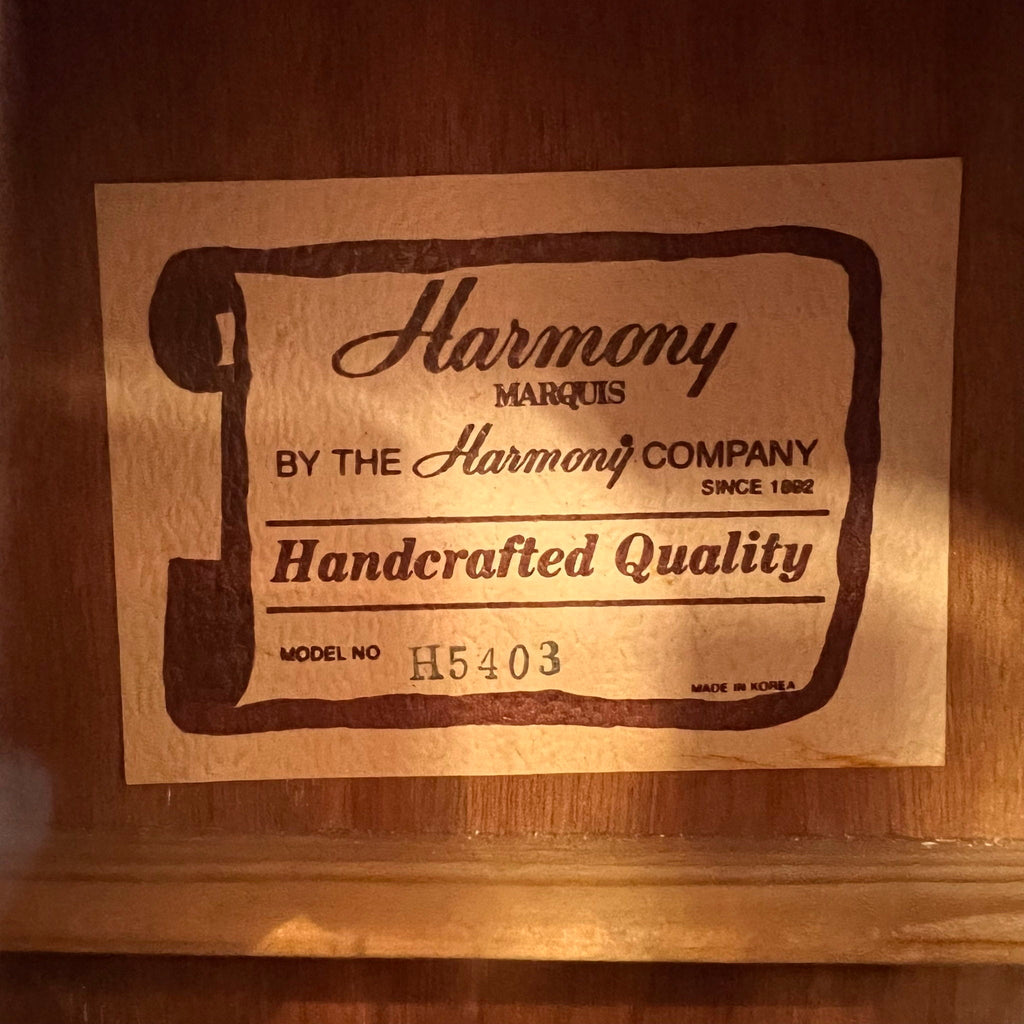 Harmony Marquis H5403 Nylon String Acoustic Guitar (used)