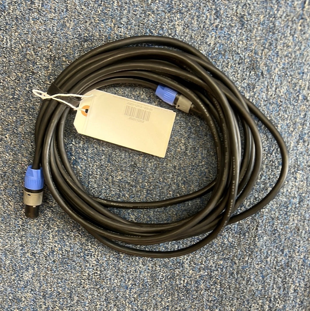HOSA 14AWGX2 High Definition Jacketed Speaker Cable Speakon 25' (used)