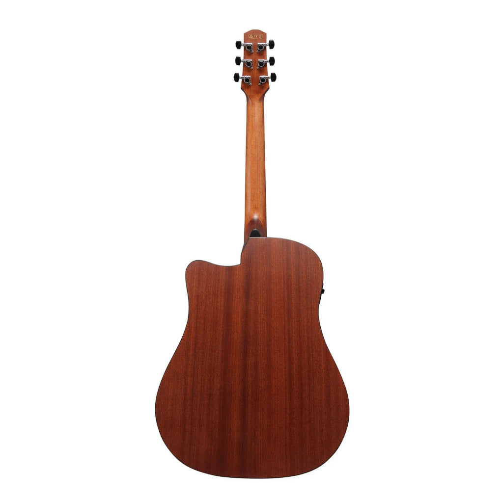 Ibanez AAD50CE Advanced Acoustic-Electric Grand Dreadnought Guitar (Natural Low Gloss)