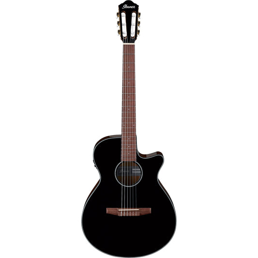 Ibanez AEG50NBKH Nylon String Acoustic-Electric Guitar - Black High Gloss
