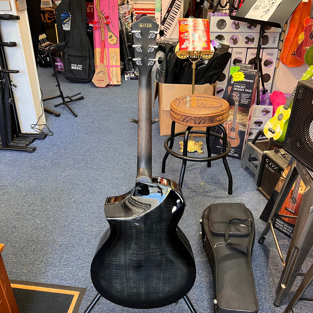Ibanez AEWC400 Acoustic-Electric Guitar - Transparent Black Sunburst High Gloss