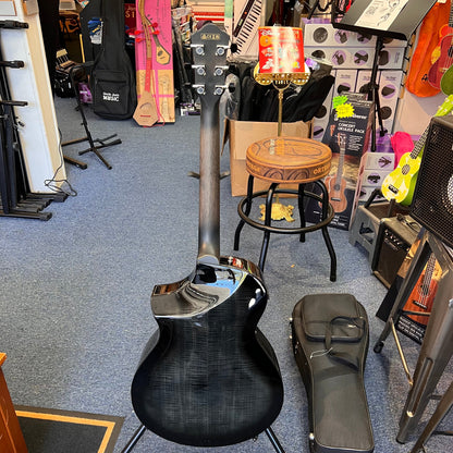 Ibanez AEWC400 Acoustic-Electric Guitar - Transparent Black Sunburst High Gloss