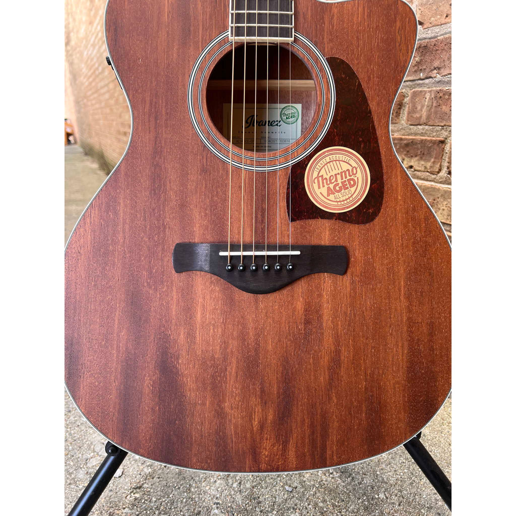 Ibanez Artwood AC340CE Cutaway Grand Concert Acoustic-Electric Guitar - Open Pore Natural