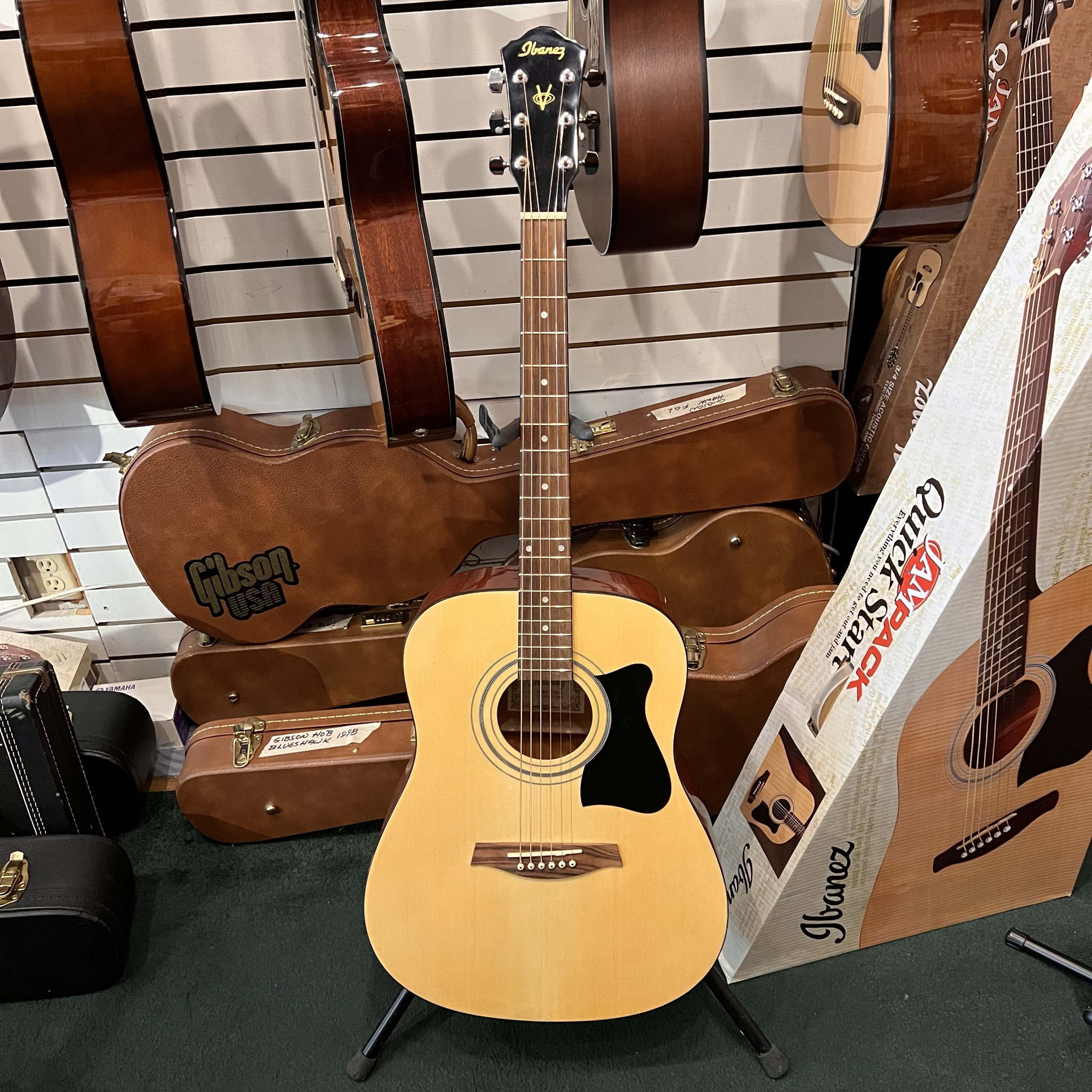 Ibanez Dreadnought Acoustic Guitar V50MJP-NT-2Y-02 (used)