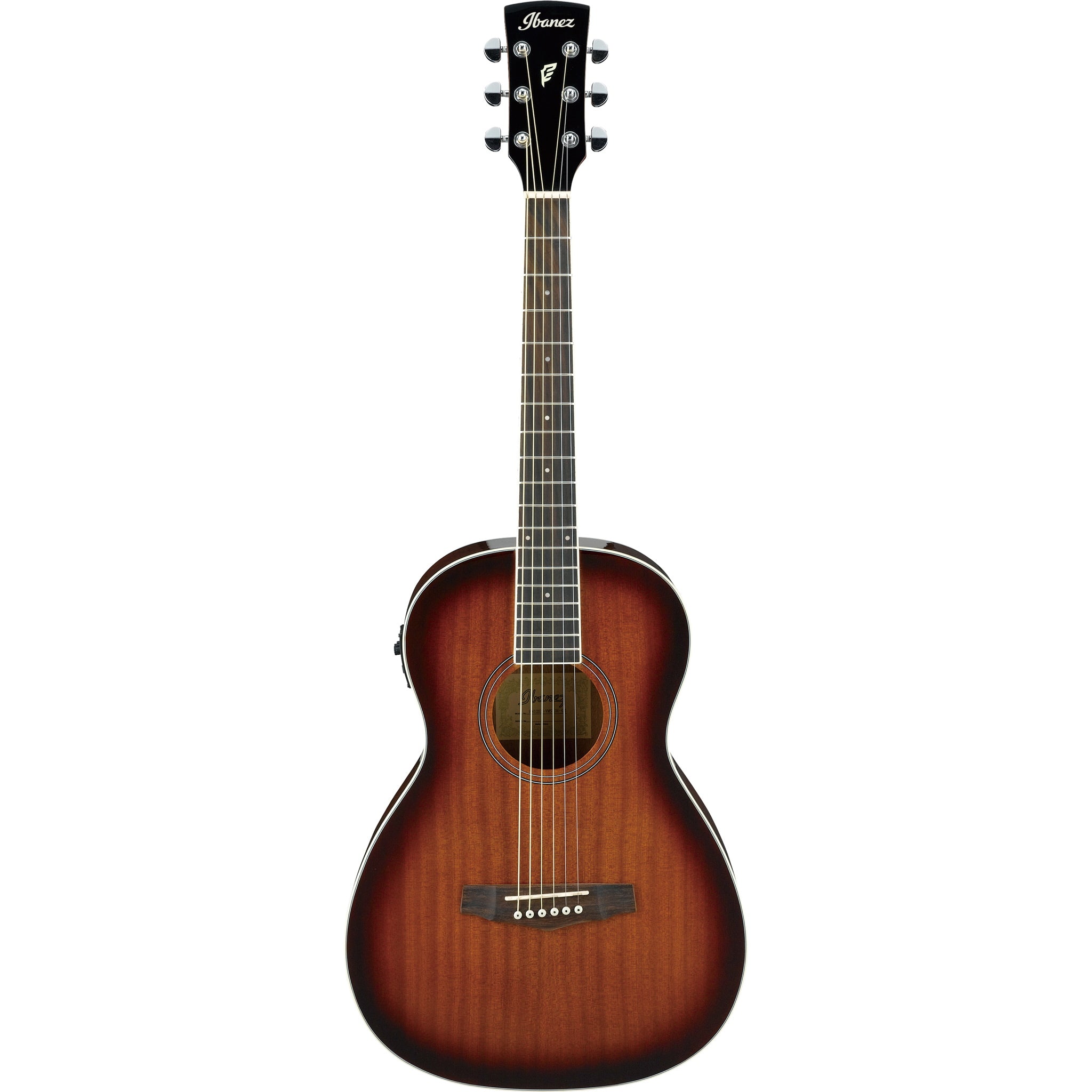 Ibanez PN12EVMS Performance Series Parlor Acoustic/Electric Guitar (Vintage Mahogany Sunburst)