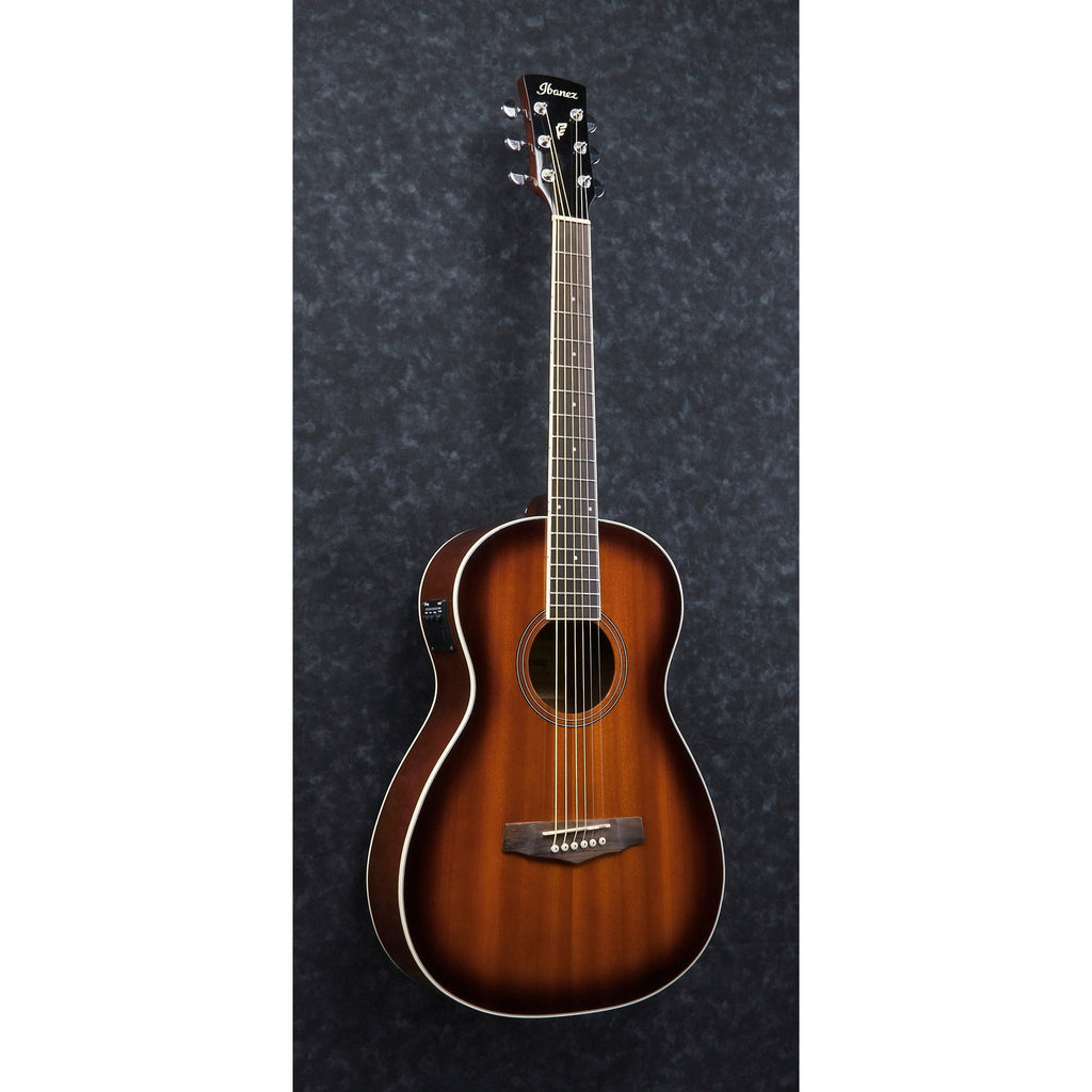 Ibanez PN12EVMS Performance Series Parlor Acoustic/Electric Guitar (Vintage Mahogany Sunburst)