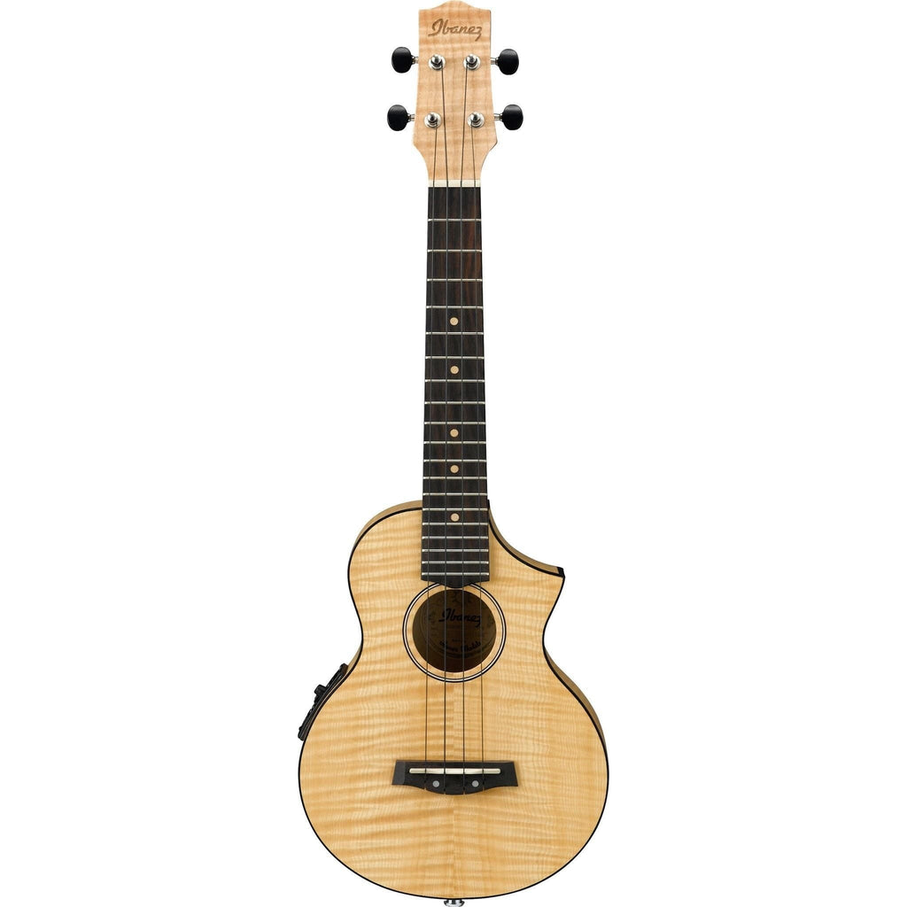 Ibanez UEW12E Acoustic-Electric Concert Ukulele Flamed Maple