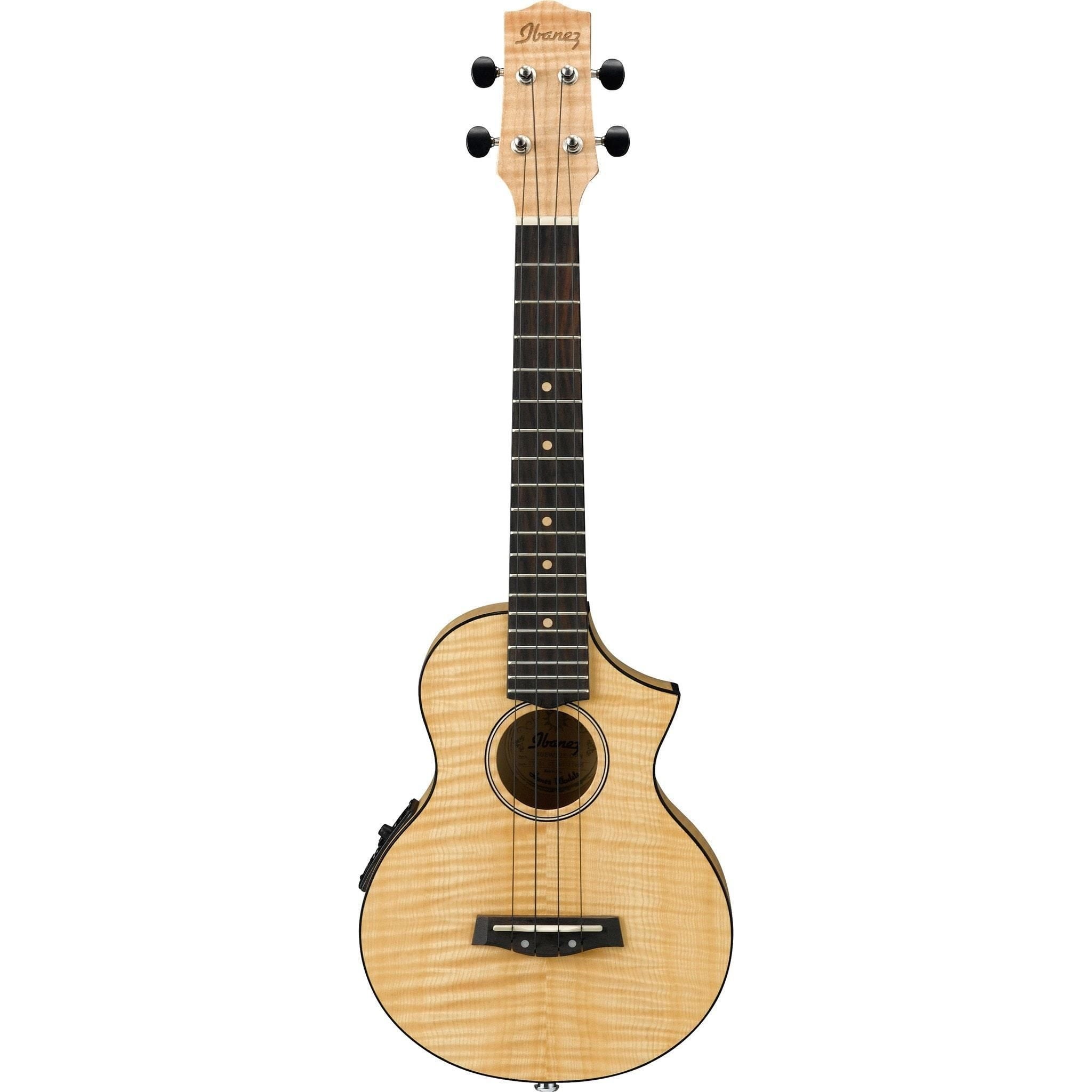 Ibanez UEW12E Acoustic-Electric Concert Ukulele Flamed Maple