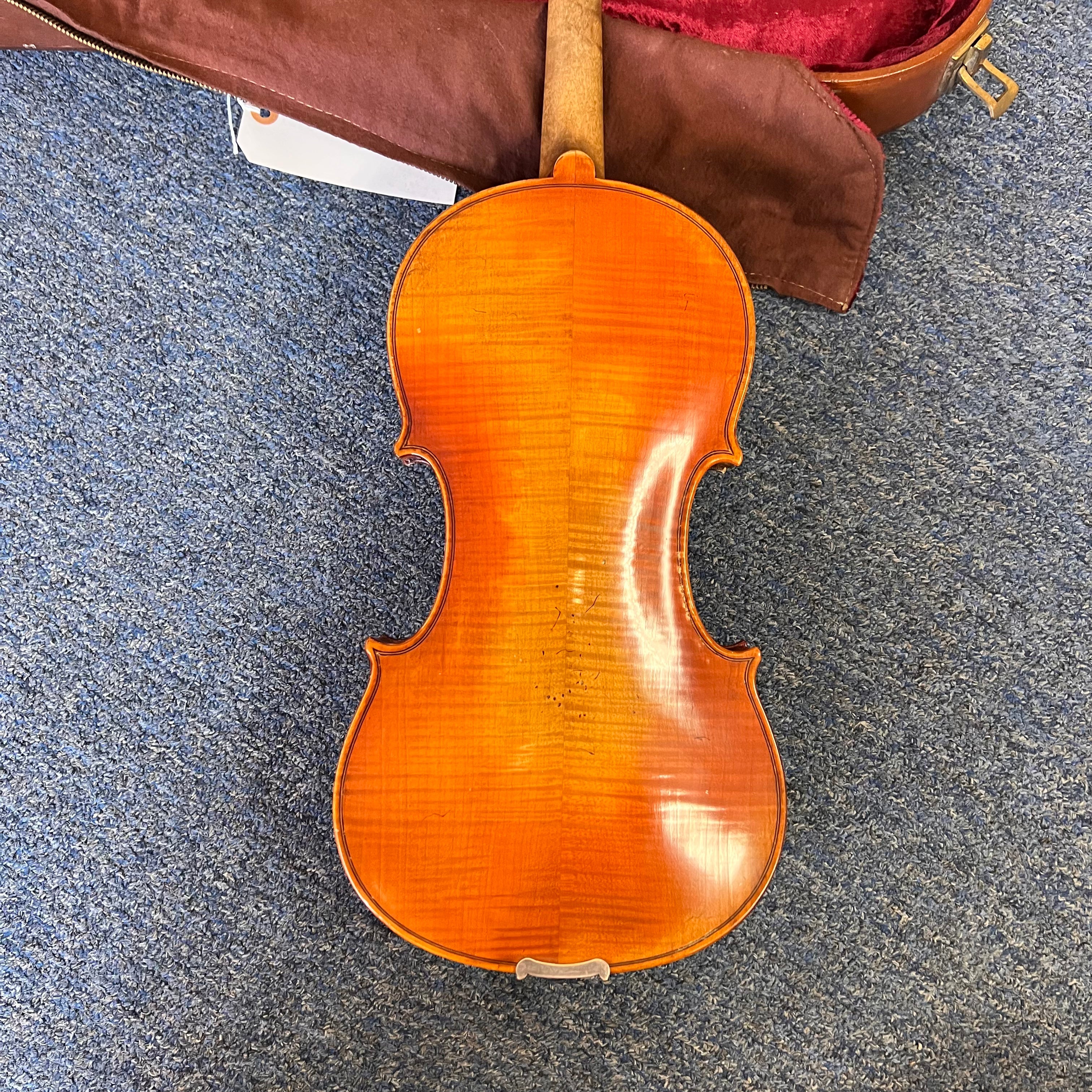 Jan Kriml 4/4 Violin w/case & bow Vintage Nice!