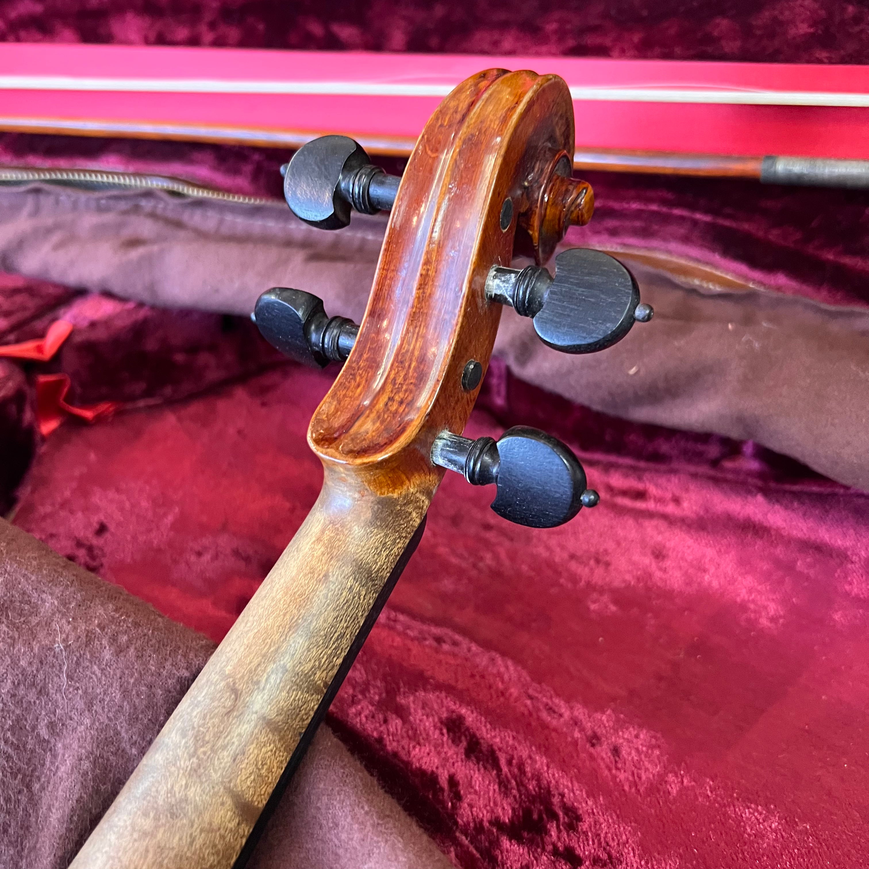 Jan Kriml 4/4 Violin w/case & bow Vintage Nice!