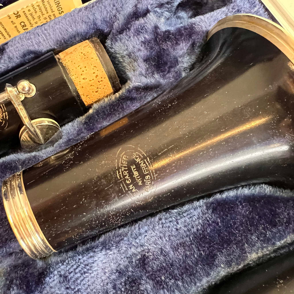 Jean Cartier Wood Clarinet Model 1964A France Excellent 1966 (used)