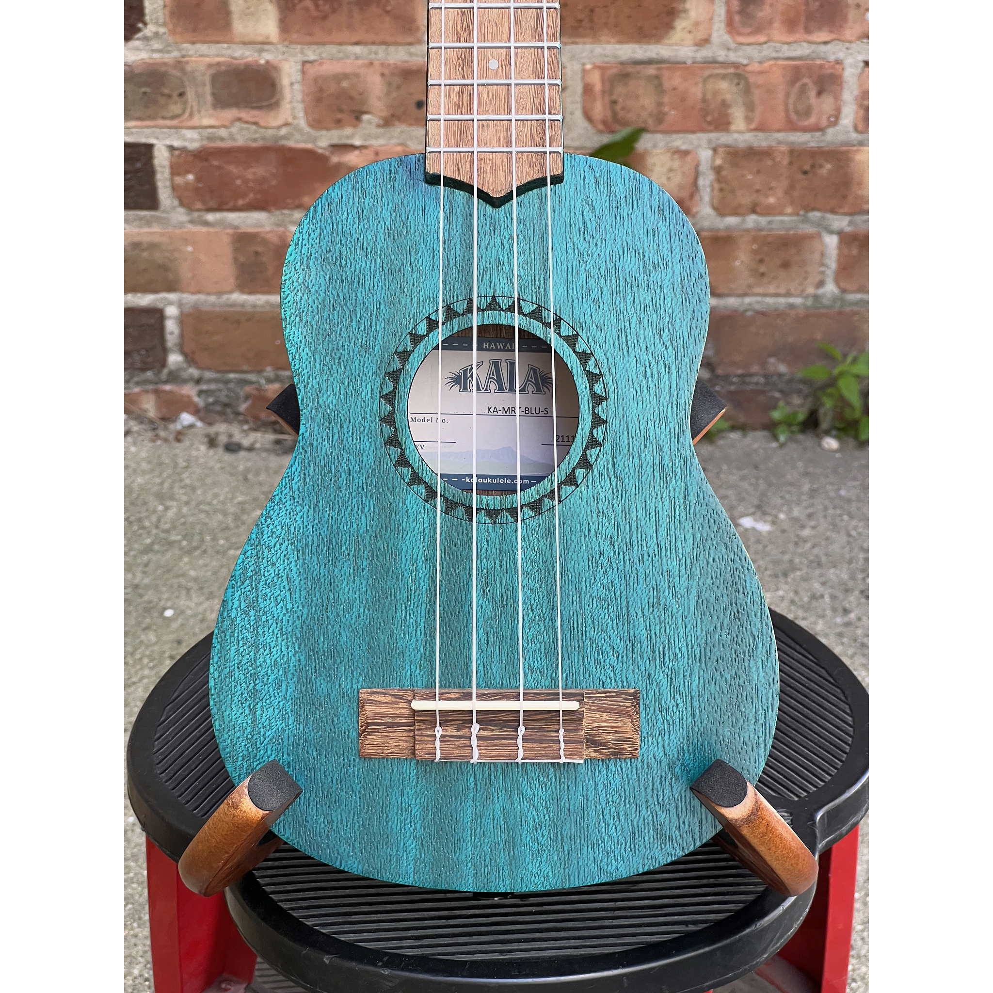 Kala Blue Stained Meranti Soprano Ukulele