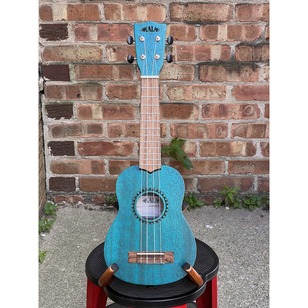 Kala Blue Stained Meranti Soprano Ukulele