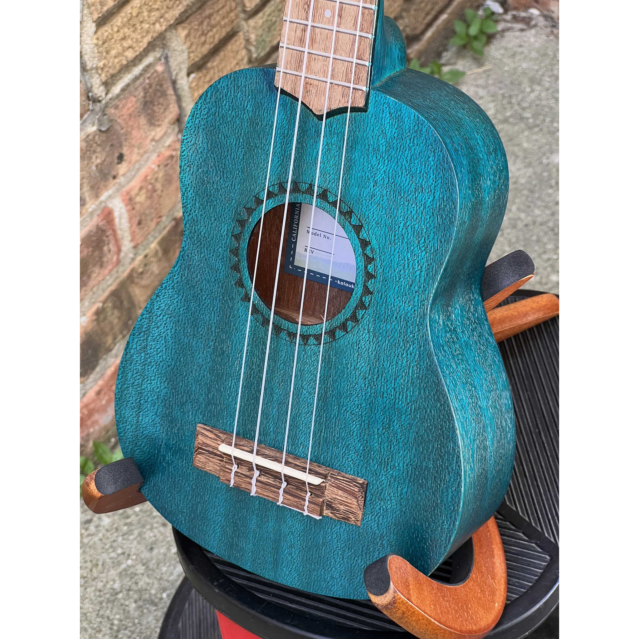 Kala Blue Stained Meranti Soprano Ukulele