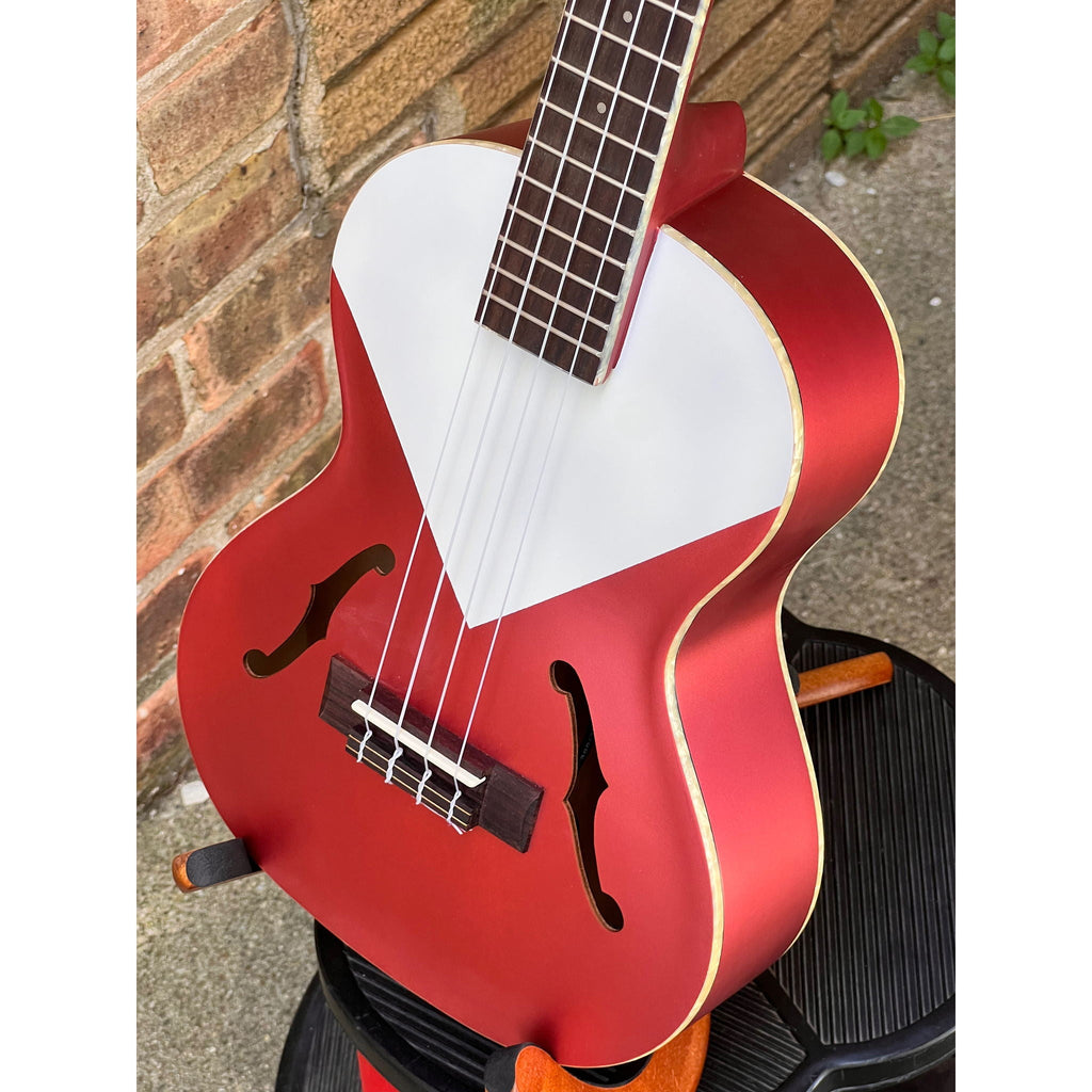 Kala Chicago Red Archtop Tenor Ukulele