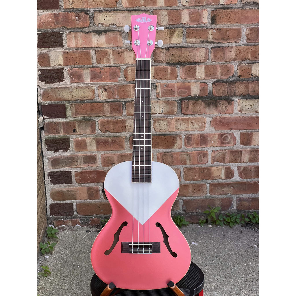 Kala Chicago Red Archtop Tenor Ukulele