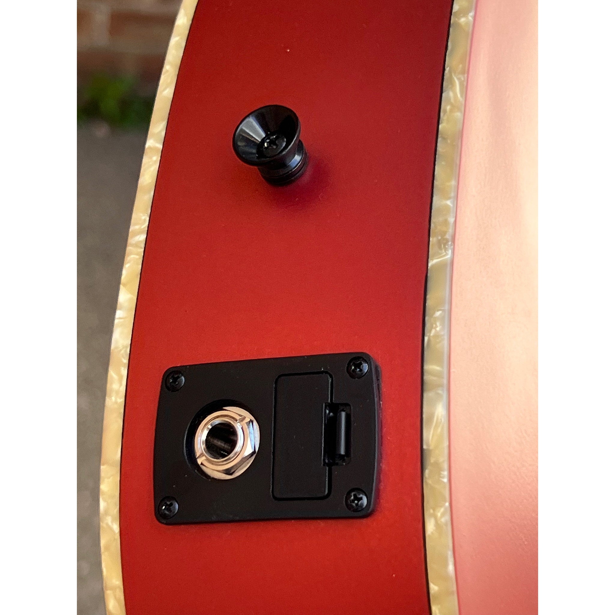 Kala Chicago Red Archtop Tenor Ukulele