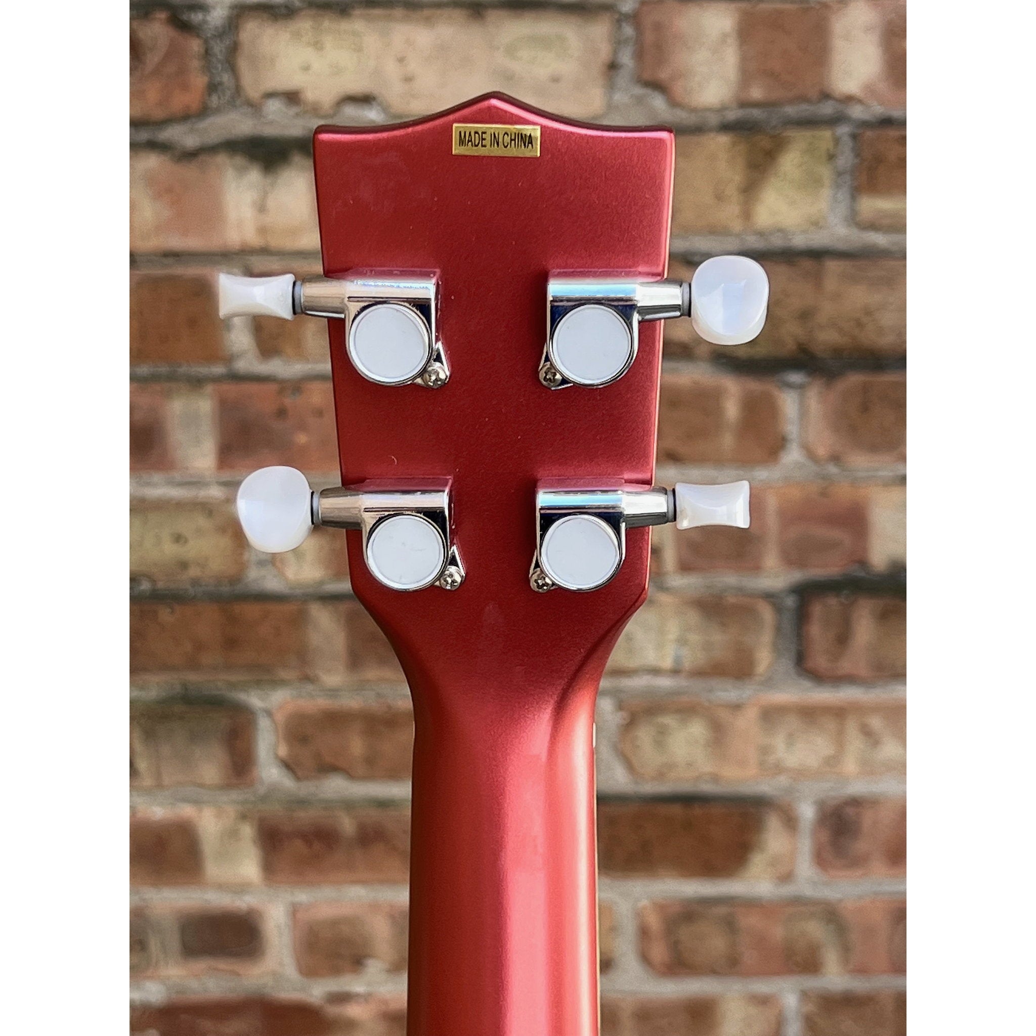 Kala Chicago Red Archtop Tenor Ukulele