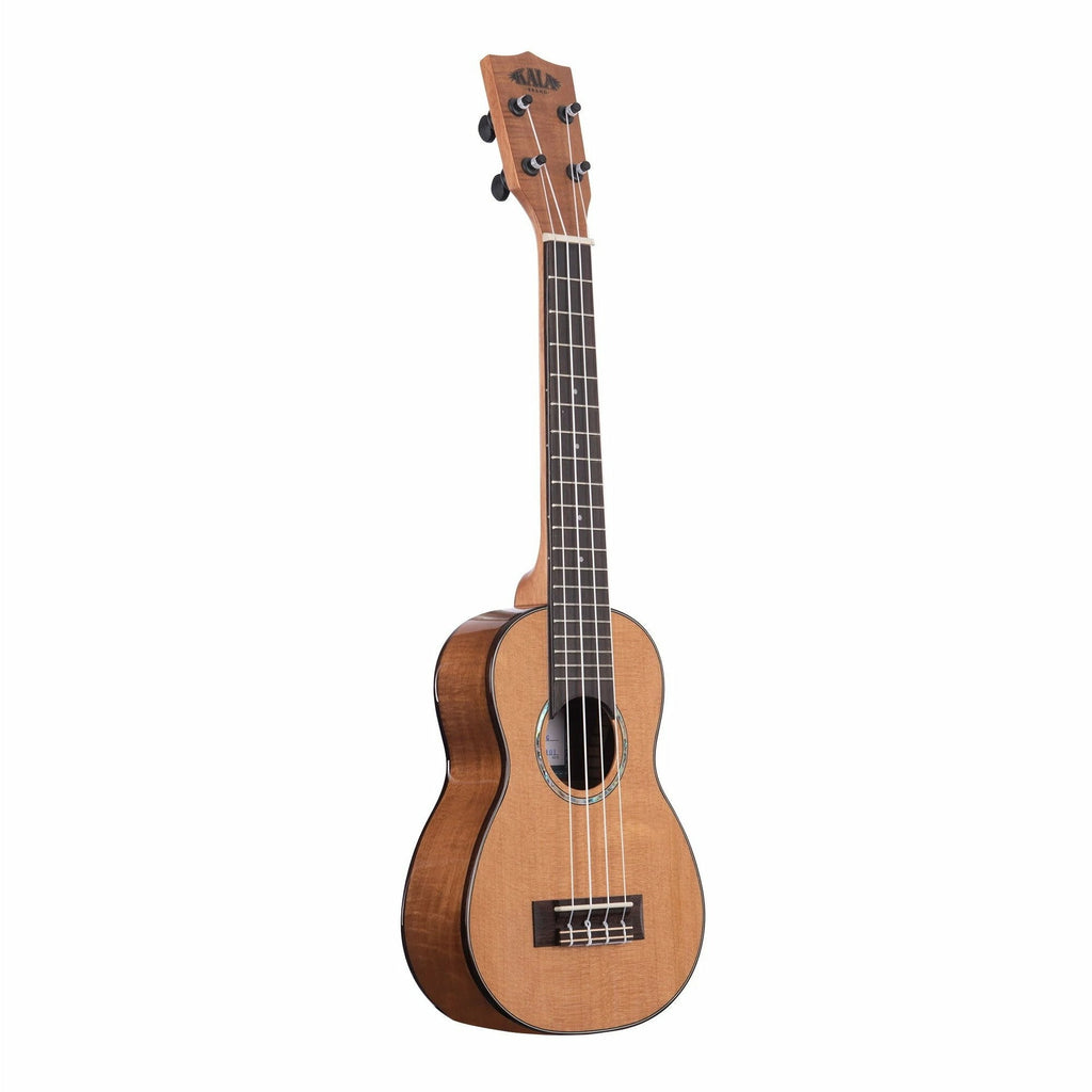 Kala Gloss Long Neck Soprano Ukulele Solid Cedar Top Acacia