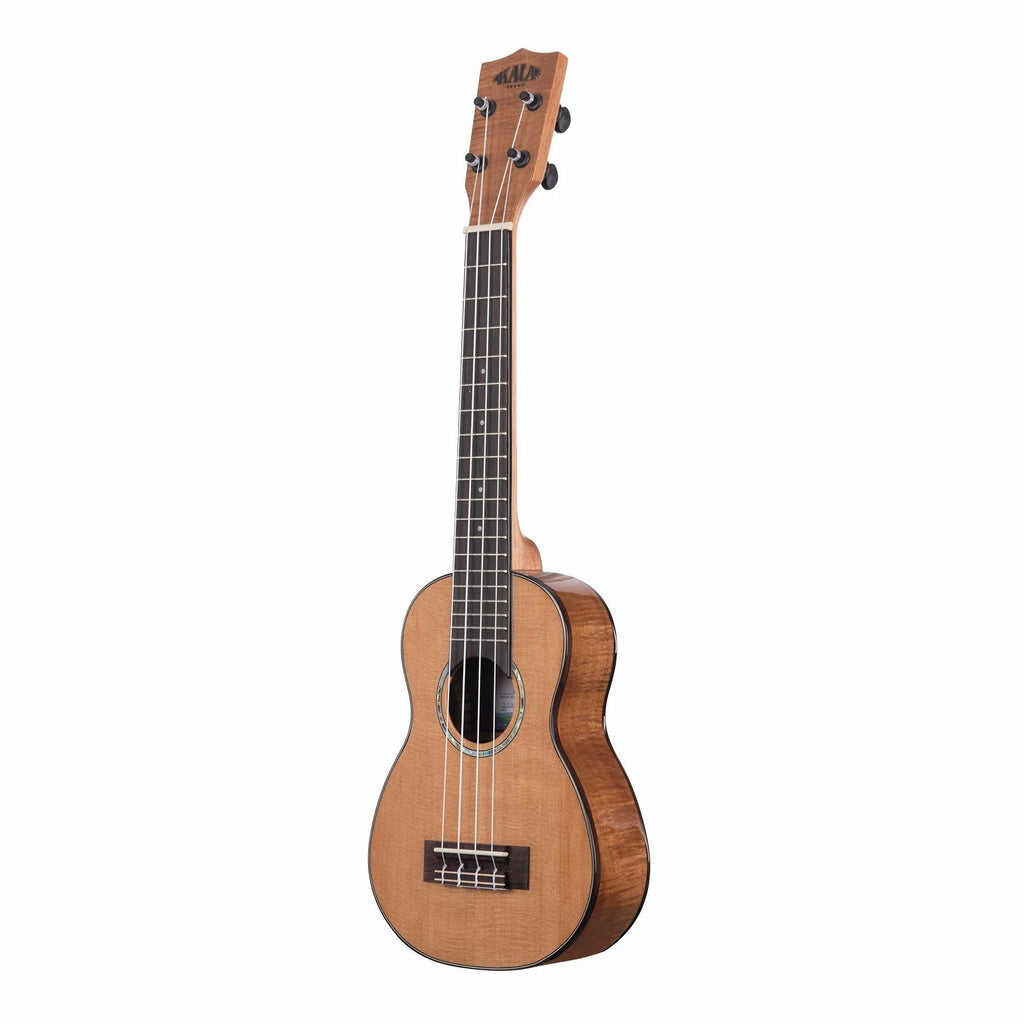 Kala Gloss Long Neck Soprano Ukulele Solid Cedar Top Acacia
