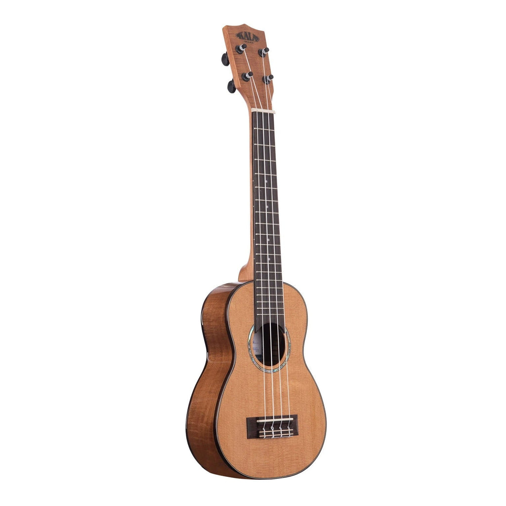 Kala Gloss Long Neck Soprano Ukulele Solid Cedar Top Acacia