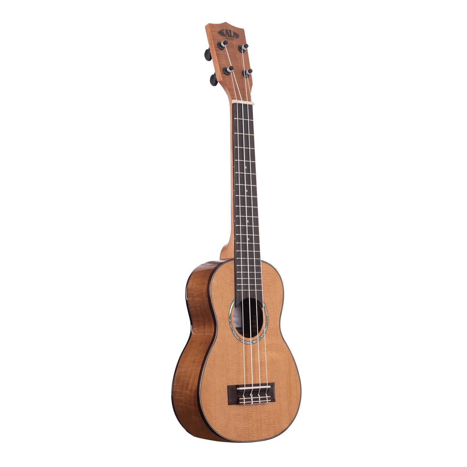 Kala Gloss Long Neck Soprano Ukulele Solid Cedar Top Acacia