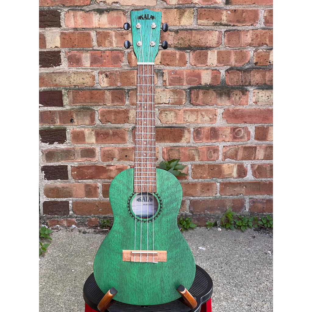 Kala Green Stained Meranti Concert Ukulele