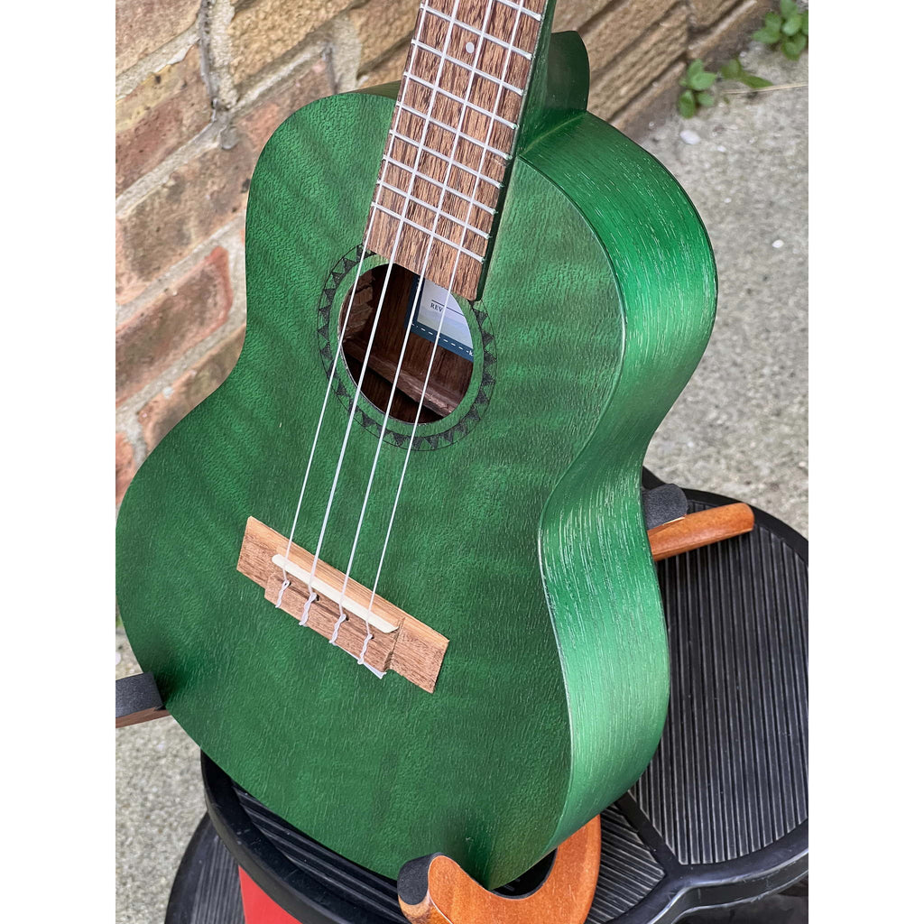 Kala Green Stained Meranti Concert Ukulele