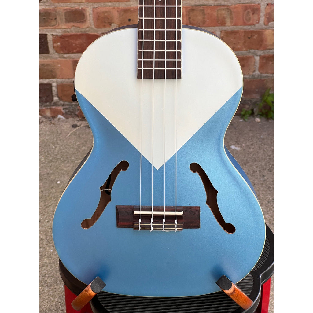 Kala Lake Shore Blue Archtop Tenor Ukulele