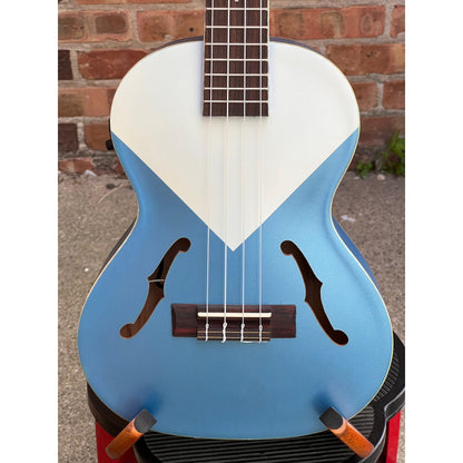 Kala Lake Shore Blue Archtop Tenor Ukulele
