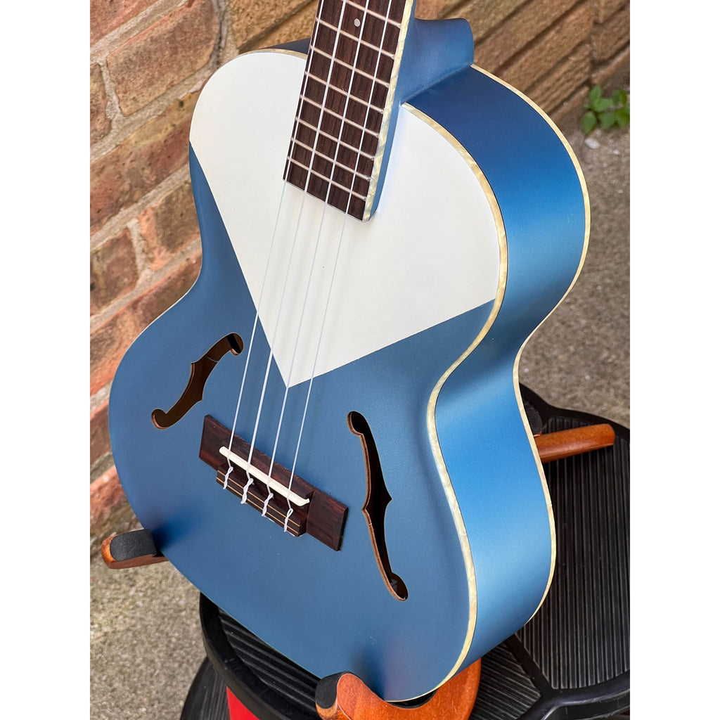 Kala Lake Shore Blue Archtop Tenor Ukulele