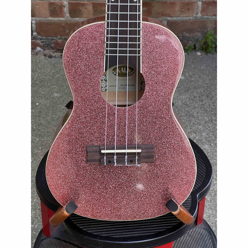 Kala Pink Champagne Sparkle Concert Ukulele